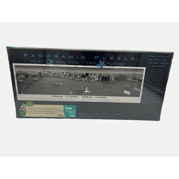 Buffalo Games New York, New York Panoramic Puzzle 750 Pieces Over 3 Ft Wide - Picture 2 of 5